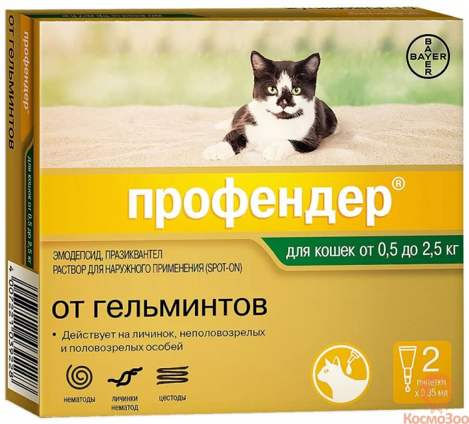 Таблетки от глистов для кошек